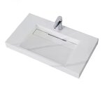 Stone Vanity Manufacturer - OEM/ODM Custom Marble Texture Solid Surface Basin