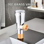 Angle Valve Manufacturer - OEM/ODM Custom Chromed Brass Toilet Valve OEM