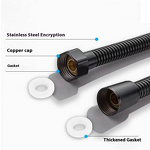 Shower Hose Manufacturer - OEM/ODM Custom Black Painted Stainless Steel Hose