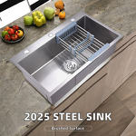 Kitchen Sink Manufacturer - OEM/ODM Custom Stainless Steel Single Bowl Square Sink