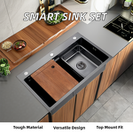 Kitchen Sink Manufacturer - OEM/ODM Custom SUS304 Single Bowl Square Sink