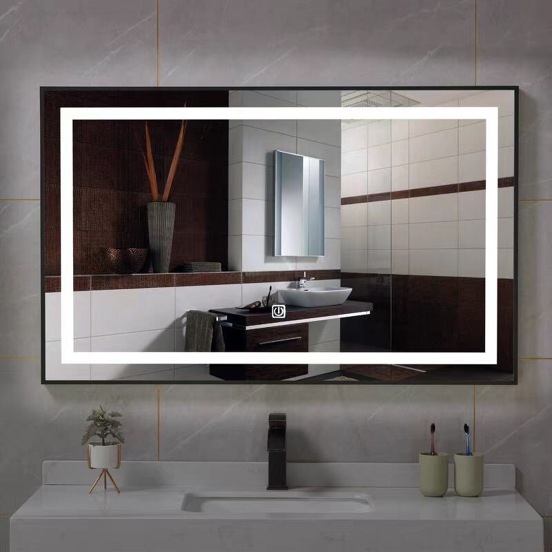 Bathroom Mirror Manufacturer - OEM/ODM Custom Square Smart Touch LED Mirror