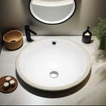 Porcelain Sink Manufacturer - OEM/ODM Custom Round Oval Under Counter Bathroom Sink