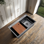 Kitchen Sink Manufacturer - OEM/ODM Custom SUS304 Single Bowl Square Sink