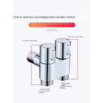 Angle Valve Manufacturer - OEM/ODM Custom Brass Double-Control Valve Faucet