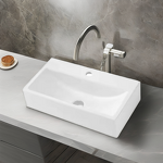 Ceramic Basin Manufacturer - OEM/ODM Custom Single-Hole Rectangular Wash Sink