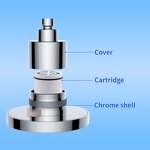 Shower Head Manufacturer - OEM/ODM Custom 6-Inch Top Spray Pressurized Head