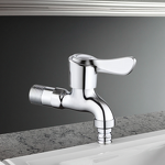 Bathroom Faucet Manufacturer - OEM/ODM Custom Double Nozzle Brass Faucet Accessory