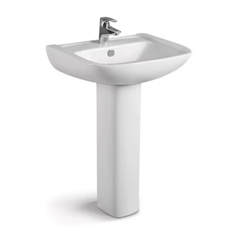 Pedestal Sink Manufacturer - OEM/ODM Custom Single-Hole Oval Lavabo Wash Basin