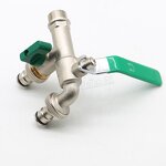 Garden Faucet Manufacturer - OEM/ODM Custom All-Copper Double Open Outdoor Faucet