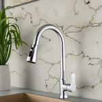 Kitchen Faucet Manufacturer - OEM/ODM Custom Brass Three-Function Pull Out Faucet