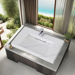 Stone Vanity Manufacturer - OEM/ODM Custom Marble Texture Solid Surface Basin