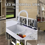 Kitchen Faucet Manufacturer - OEM/ODM Custom 304 Stainless Steel LED Faucet