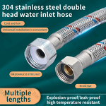Toilet Water Heater Hose Manufacturer - OEM/ODM Custom Stainless Steel Braided Pipe