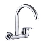 Kitchen Faucet Manufacturer - OEM/ODM Custom Wall Mounted 2-Hole Single Handle Faucet