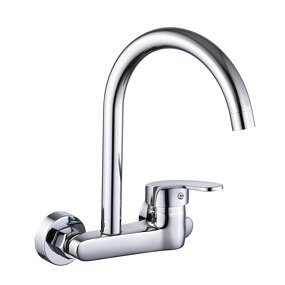 Kitchen Faucet Manufacturer - OEM/ODM Custom Wall Mounted 2-Hole Single Handle Faucet
