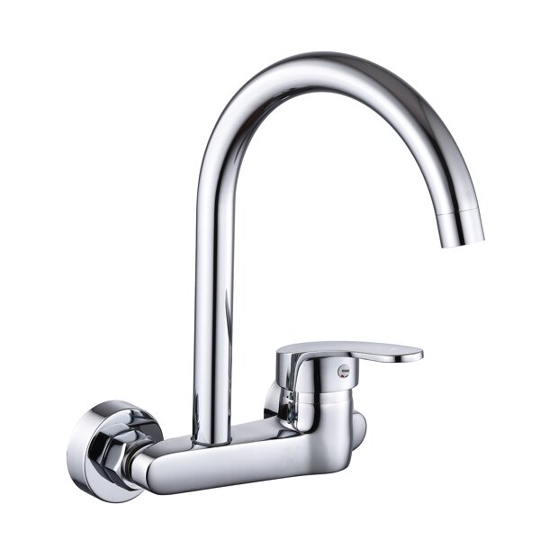 Kitchen Faucet Manufacturer - OEM/ODM Custom Wall Mounted 2-Hole Single Handle Faucet