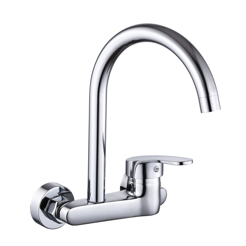 Kitchen Faucet Manufacturer - OEM/ODM Custom Wall Mounted 2-Hole Single Handle Faucet