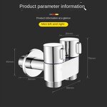 Angle Valve Manufacturer - OEM/ODM Custom Brass Double-Control Valve Faucet