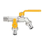 Garden Faucet Manufacturer - OEM/ODM Custom All-Copper Double Open Outdoor Faucet