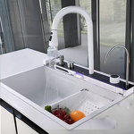 Kitchen Faucet Manufacturer - OEM/ODM Custom 304 Stainless Steel LED Faucet