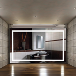 Bathroom Mirror Manufacturer - OEM/ODM Custom Square Smart Touch LED Mirror