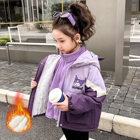 Boys Crewneck Jacket Factory - Cotton Thickened Velvet