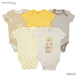 Baby Romper Set Supplier - Custom 5 Pieces Jumpsuit OEM