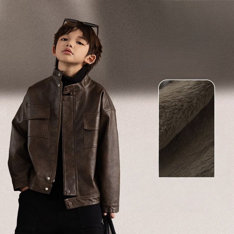 Boys Autumn Coat Manufacturer - Korean-style Zipper Jacket