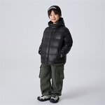 Boys Down Jacket Supplier - Custom Three-Proof Hooded OEM