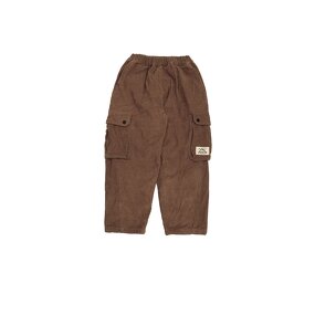 Children's Velvet Trousers Factory - Loose Straight PU Coated