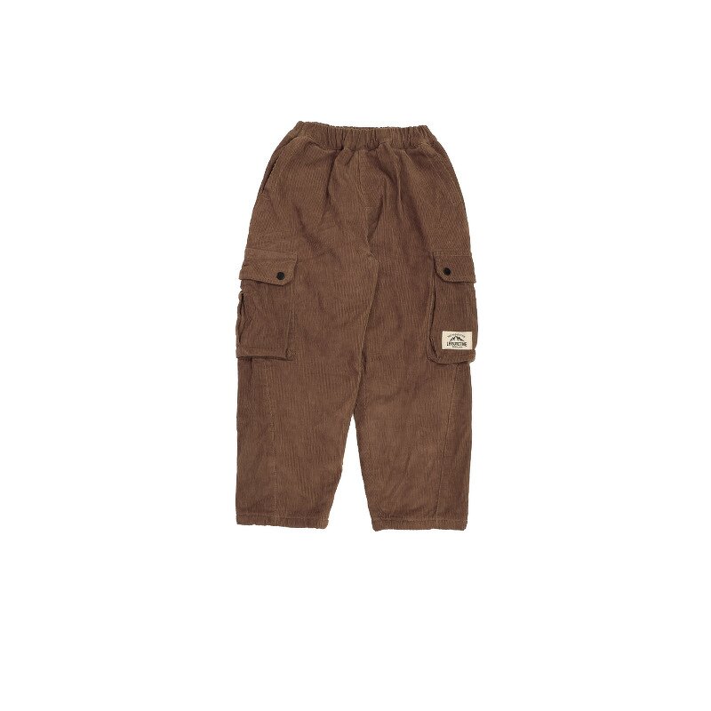 Children's Velvet Trousers Factory - Loose Straight PU Coated