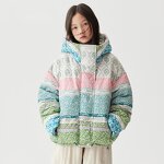 Girls Down Jacket Factory - Custom Printed Hooded Loose