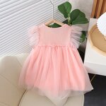 Girls Dress Manufacturer - Custom Flying Sleeve Skirt