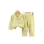 Children's Pajamas Factory - Custom Plaid Cardigan Set