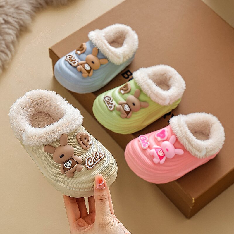 Children's Warm Slippers Factory - Cotton Fleece-Lined
