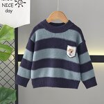 Children's Sweater Factory - Custom Striped Button OEM