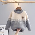 Children's Sweater Supplier - Custom Cartoon Pattern Top