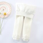Girls Leggings Factory - Custom Lace Velvet Pants OEM