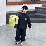 Boys Autumn Coat Supplier - Printed Hooded Long Sleeve