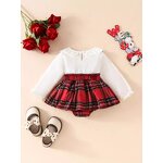 Baby Romper Factory - Custom Christmas Plaid Dress OEM