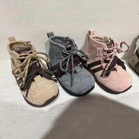 Children's Velvet Boots Factory - Hook Loop Closure OEM