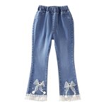Girls Pants Manufacturer - Custom Flared Jeans OEM