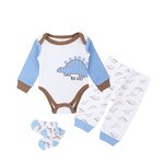 Newborn Clothing Set Supplier - Custom Long Sleeved Jumpsuit