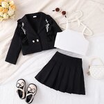 Girls Clothing Set Manufacturer - Custom 3 Pieces Outwear