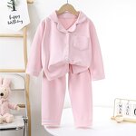 Girls Pajamas Supplier - Custom Velvet Two-Piece Set
