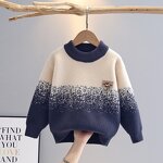 Children's Sweater Supplier - Custom Cartoon Pattern Top