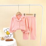 Children's Pajamas Factory - Custom Plaid Cardigan Set
