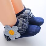 Baby Socks Factory - Cotton 3D Flower Decorated