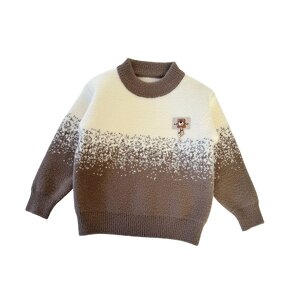 Children's Sweater Supplier - Custom Cartoon Pattern Top